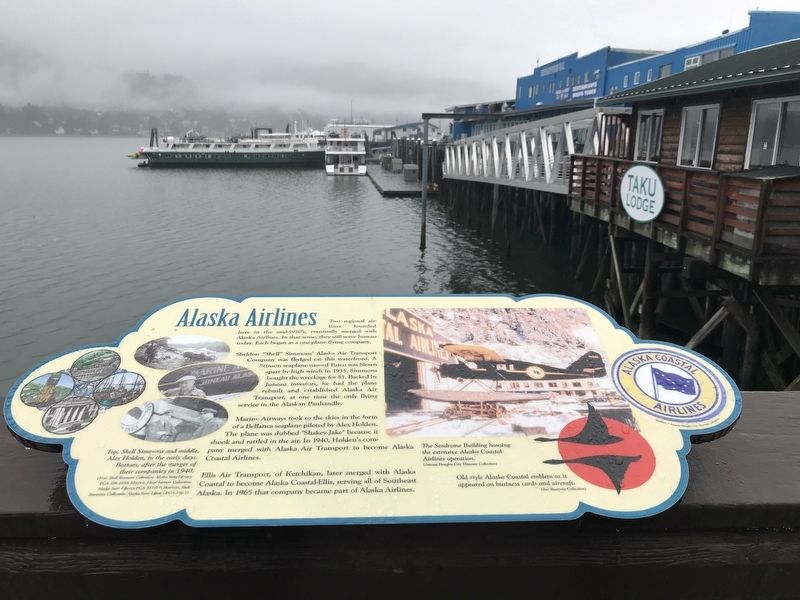 Alaska Airlines Marker image. Click for full size.