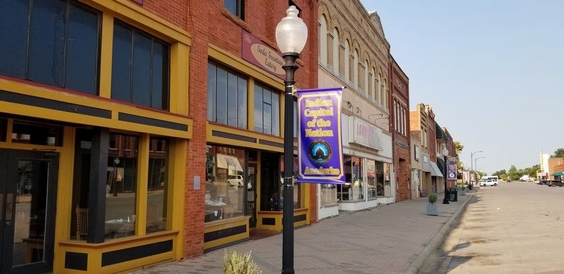 The Soda Fountain Eatery and Marker image. Click for full size.