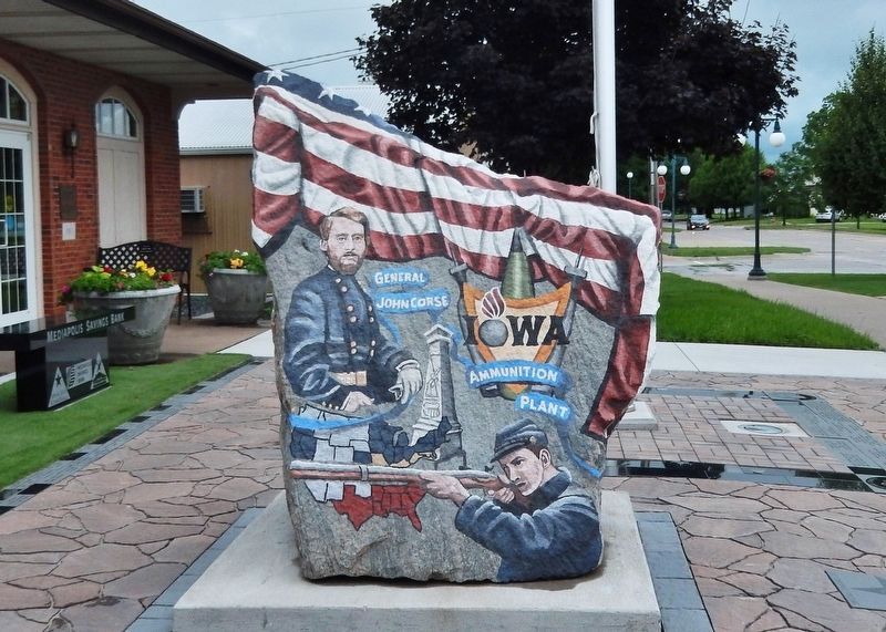 General John Corse & Yellow Spring Memorial<br>(<i>west side</i>) image. Click for full size.