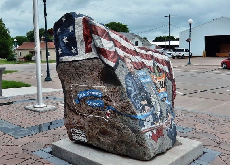 Freedom Rock Artist: Ray “Bubba” Sorenson II<br>(<i>south side</i>) image. Click for full size.