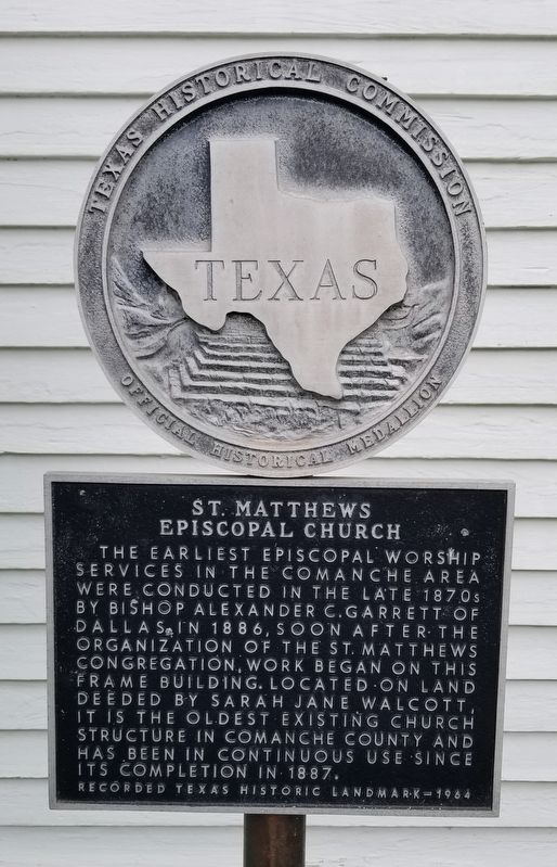 St. Matthews Episcopal Church Marker image. Click for full size.