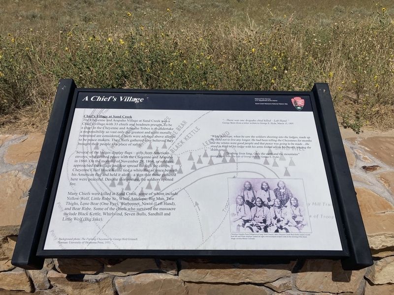 A Chief�s Village Marker image. Click for full size.