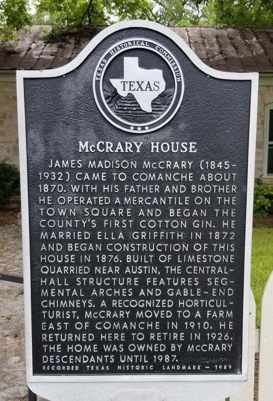 McCrary House Marker image. Click for full size.