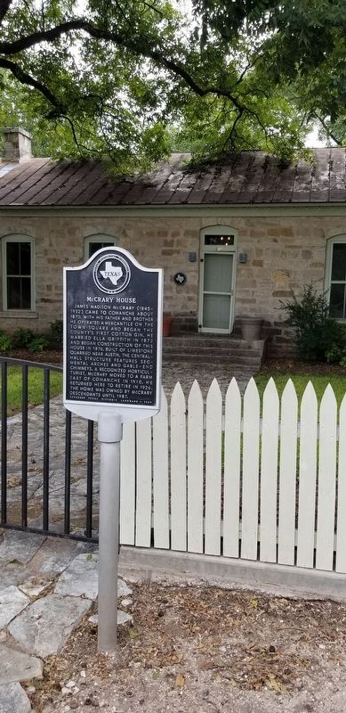 The McCrary House and Marker image. Click for full size.