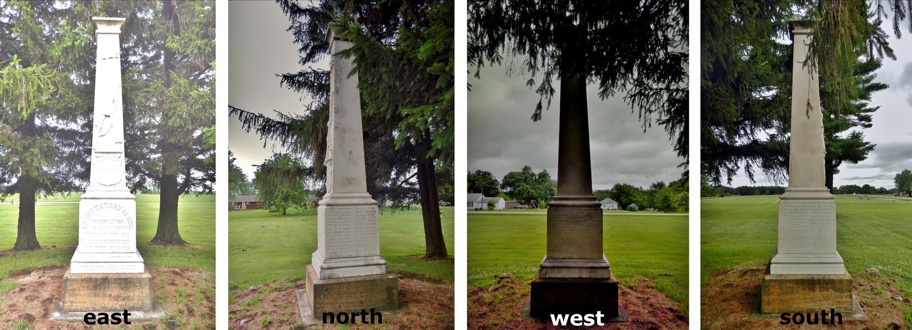 Yellow Spring Township Civil War Monument image. Click for full size.