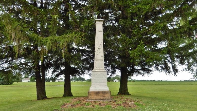 Yellow Spring Township Civil War Monument image. Click for full size.
