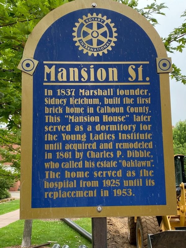Mansion St. Marker image. Click for full size.