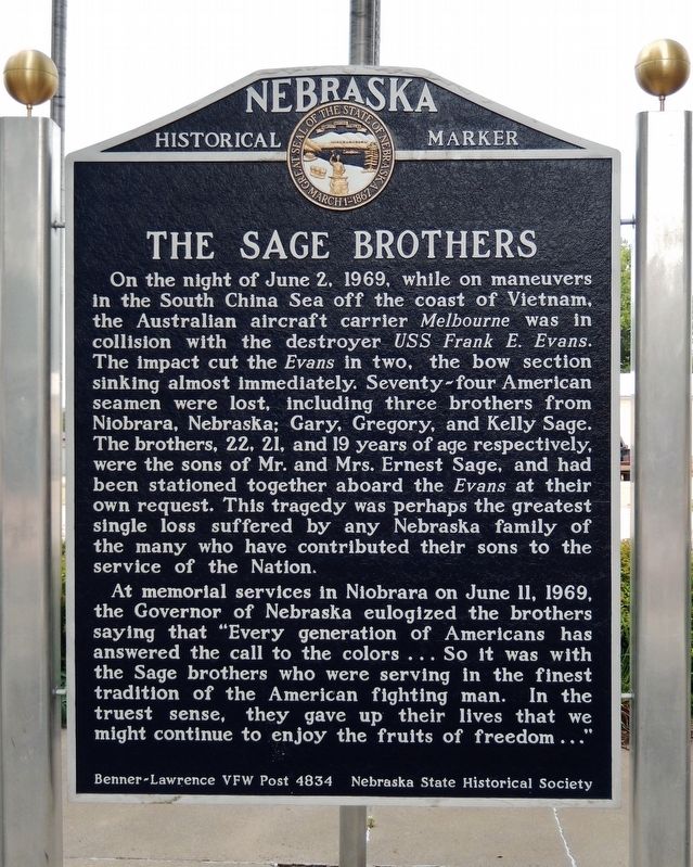 The Sage Brothers Marker image. Click for full size.