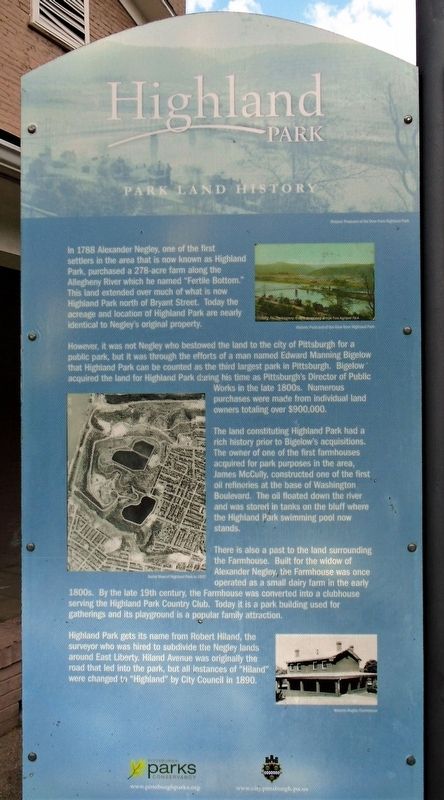 Park Land History Marker image. Click for full size.