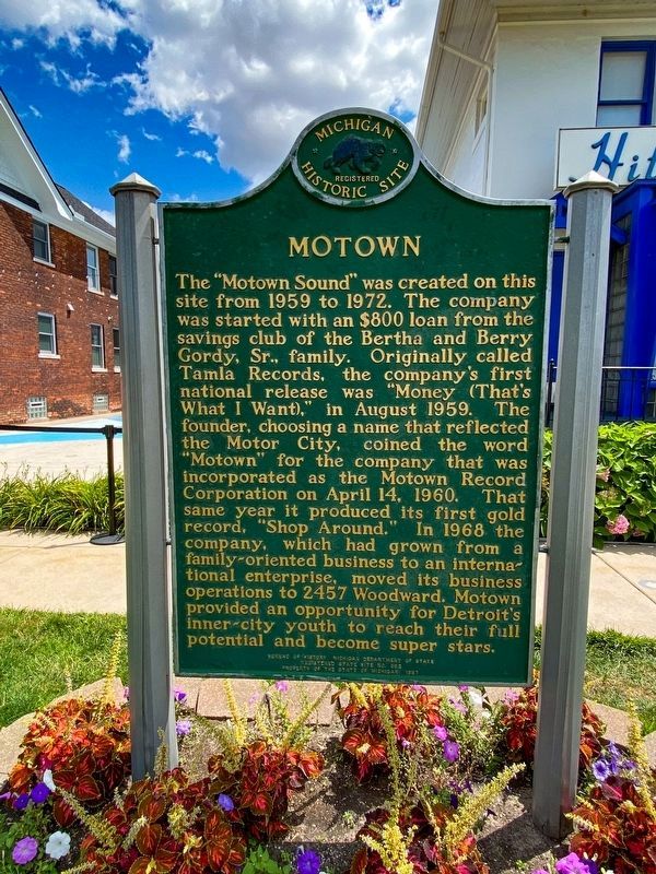 Motown Marker image. Click for full size.
