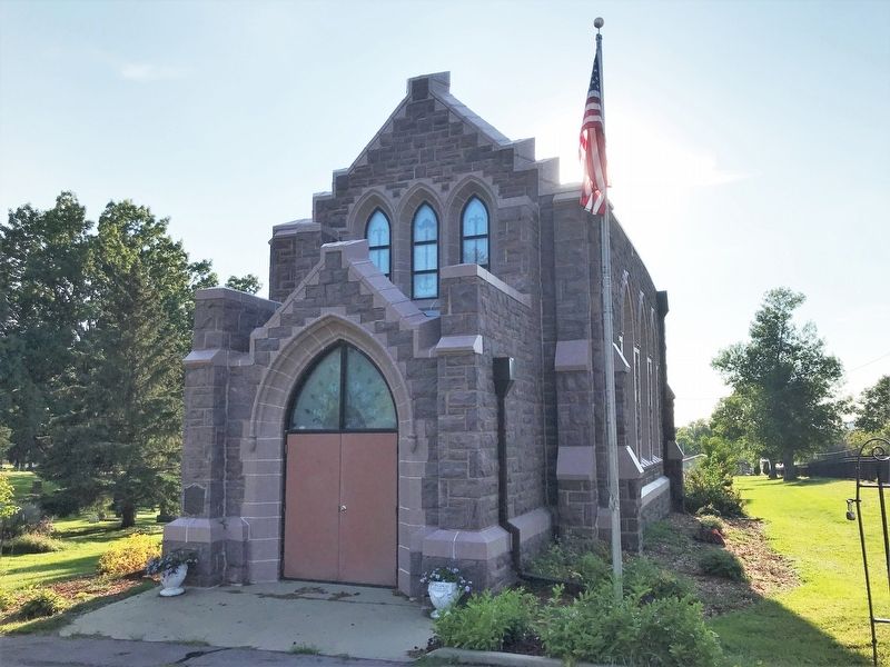 Josephine Martin Glidden Memorial Chapel & Marker image. Click for full size.