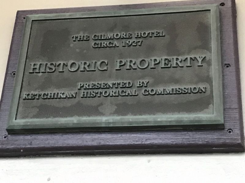 The Gilmore Hotel Marker image. Click for full size.