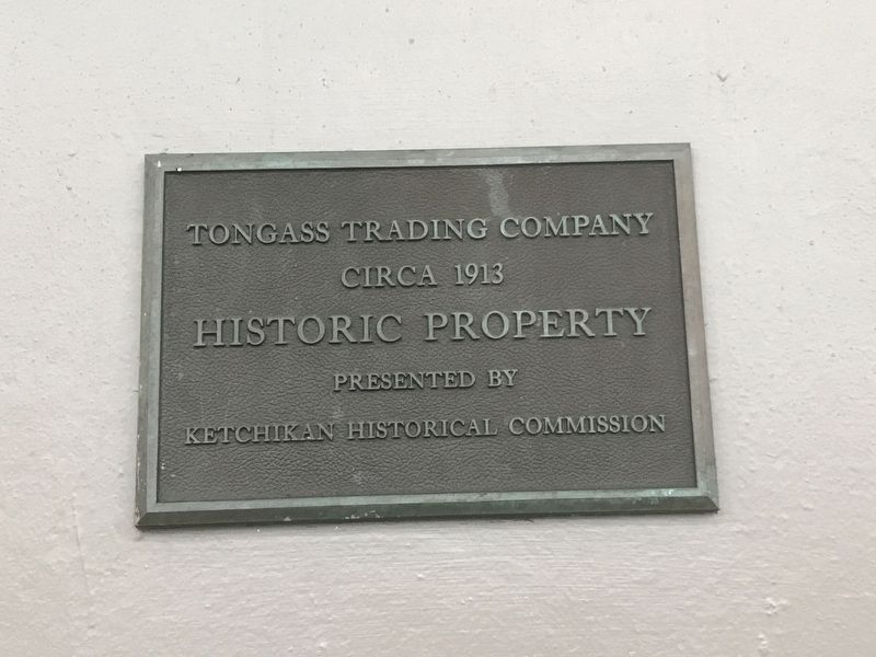 Tongass Trading Company Marker image. Click for full size.