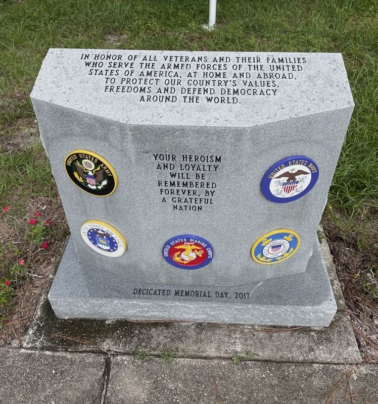 Veterans Memorial. Click for full size. Veterans Memorial image. Click for full size.