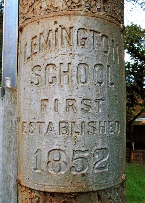 Lemington School Marker image. Click for full size.