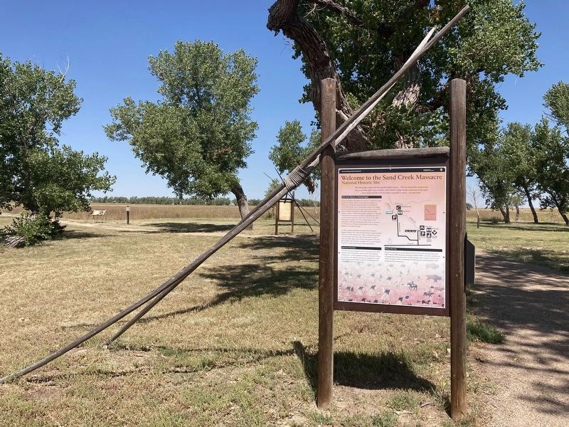 Welcome to the Sand Creek Massacre National Historic Site Marker image, Touch for more information