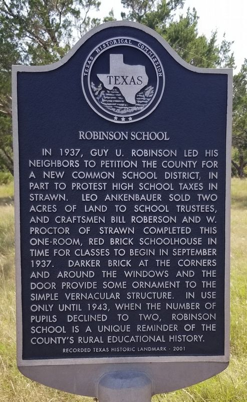 Robinson School Marker image. Click for full size.