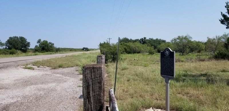 The view of the Robinson School Marker from the street image. Click for full size.