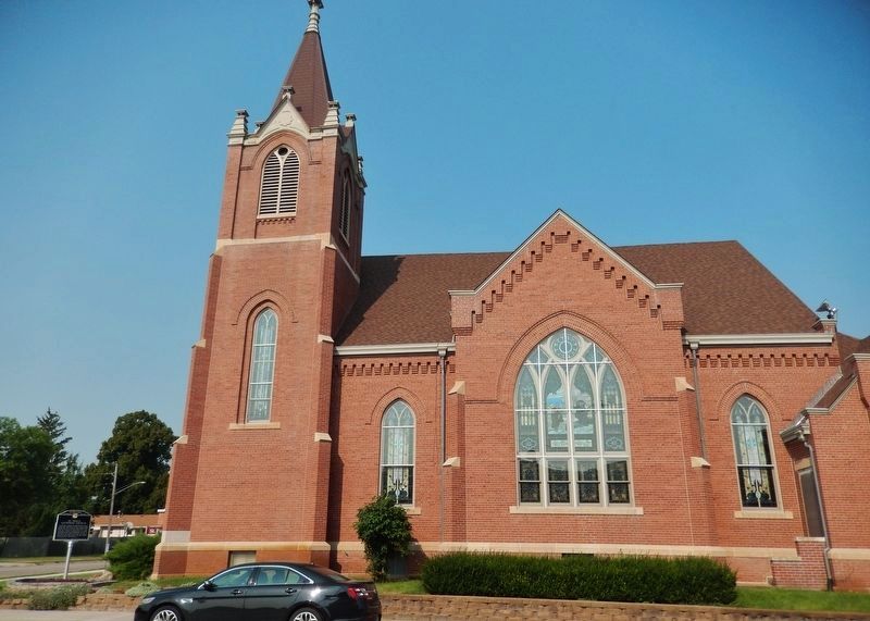 St. Paul's Lutheran Church (<i>east elevation</i>) image. Click for full size.