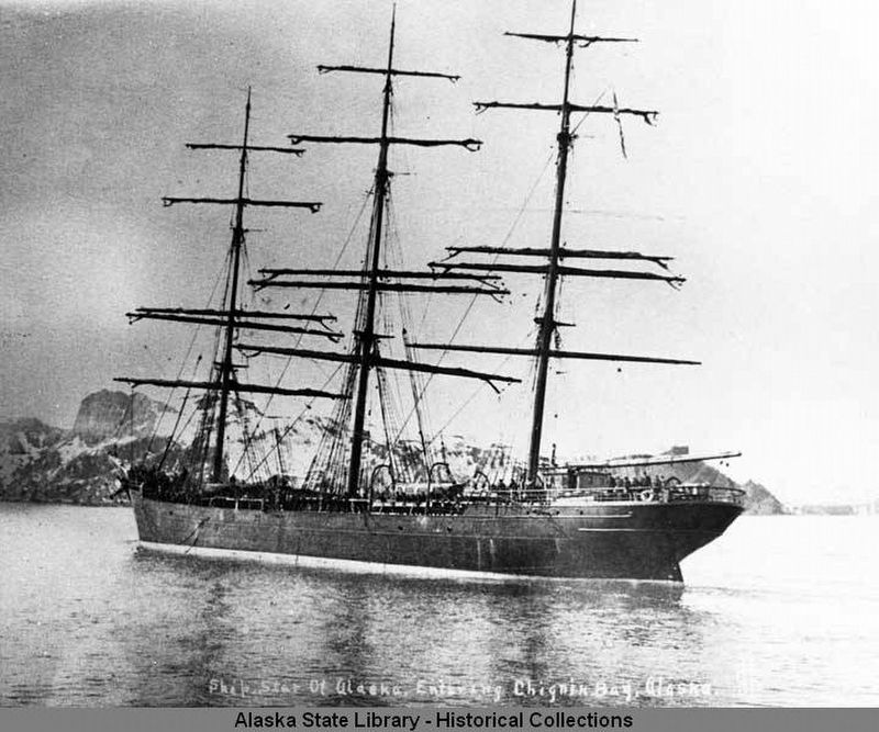 <i>Star of Alaska</i> entering Chignik Bay, Alaska. Click for full size. <i>Star of Alaska</i> entering Chignik Bay, Alaska image. Click for full size.