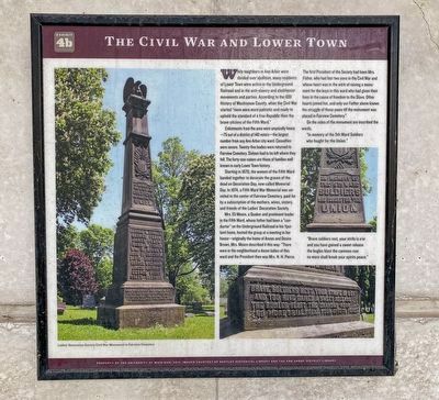 The Civil War and Lower Town Marker image. Click for full size.