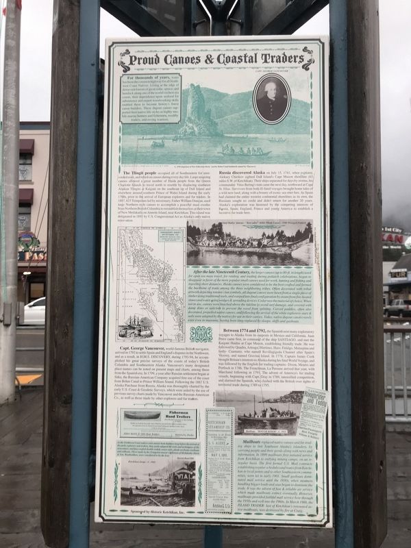 Proud Canoes & Coastal Traders Marker image. Click for full size.