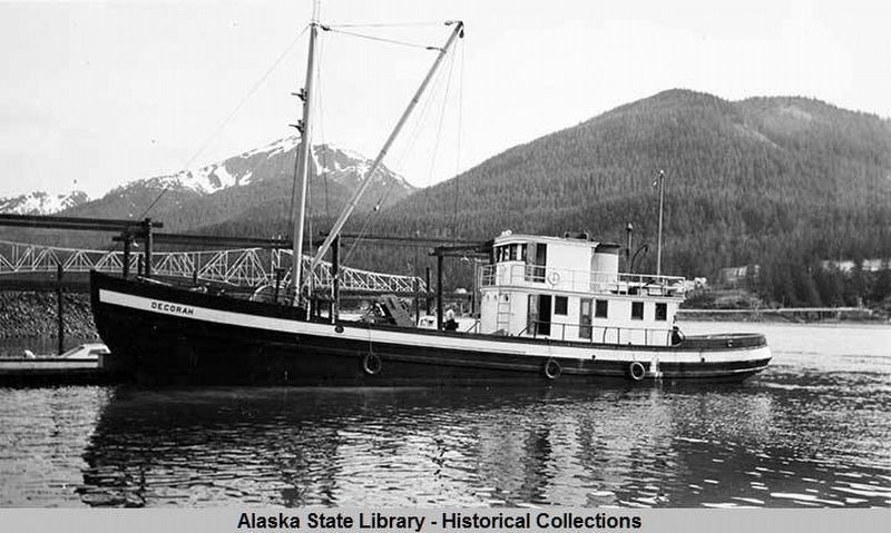 The mailboat <i>Decorah</i> at Juneau image. Click for full size.