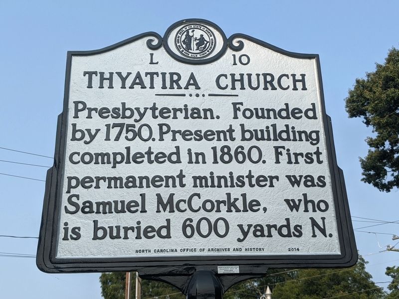 Thyatira Church Marker image. Click for full size.