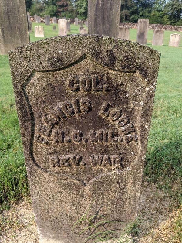 Francis Locke Grave image. Click for full size.