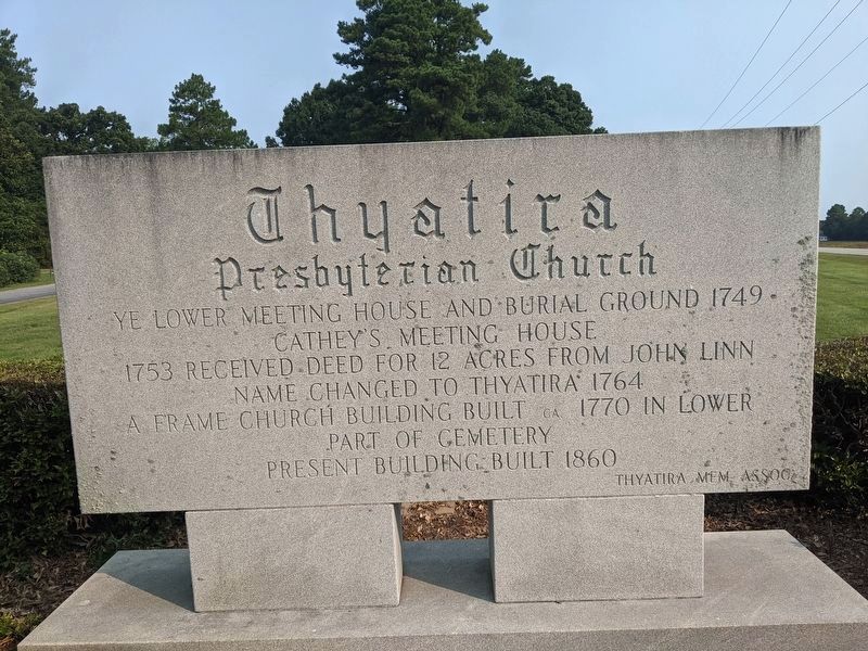 Thyatira Presbyterian Church Marker image. Click for full size.