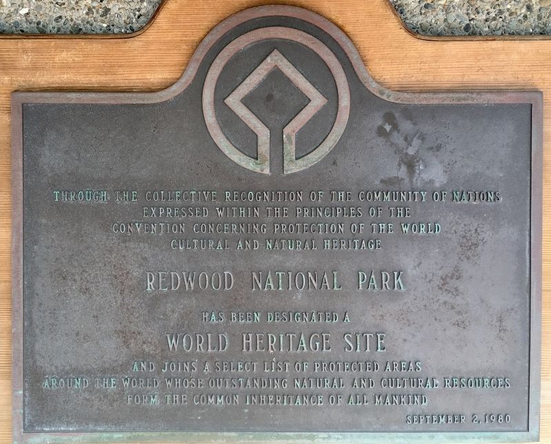 Redwood National Park Marker image. Click for full size.