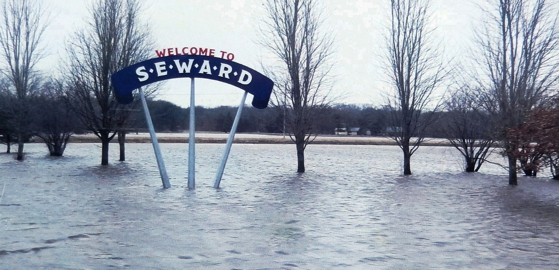 Marker detail: Welcome to Seward Sign, March 14, 2019 image. Click for more information.