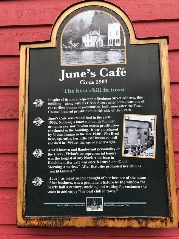 June's Café Marker image. Click for full size.