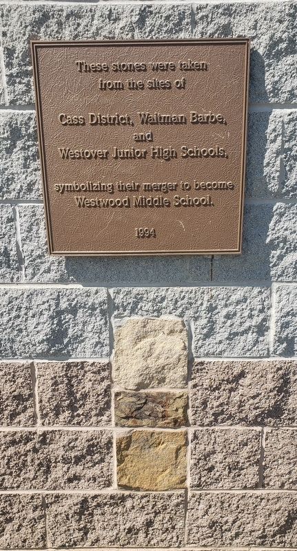 Westwood Middle School Marker image. Click for full size.