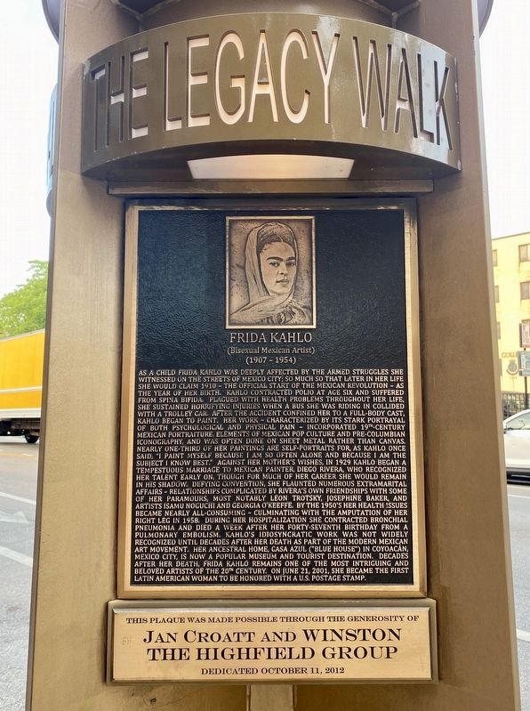 Frida Kahlo Marker image. Click for full size.