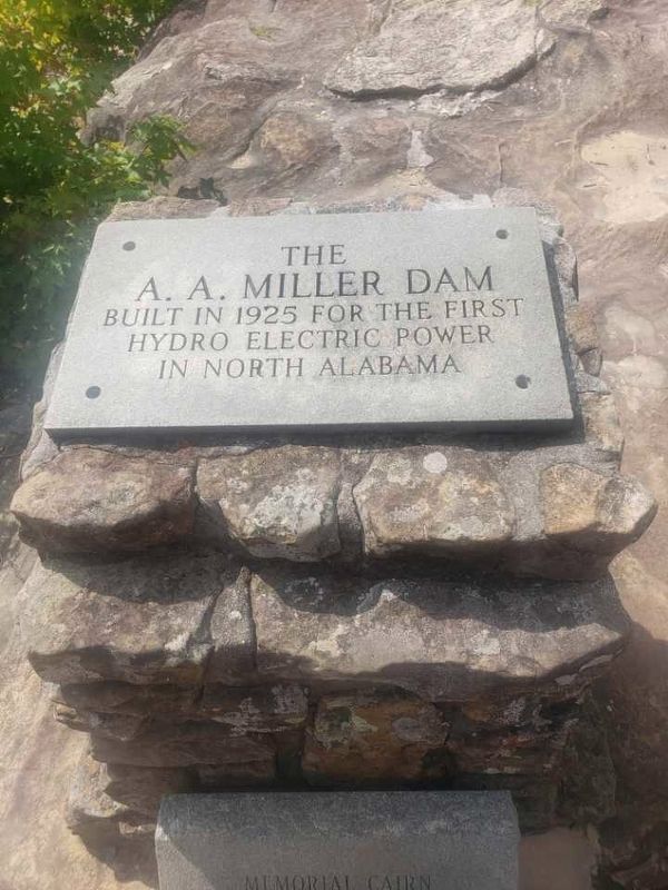 The A.A. Miller Dam Marker. Click for full size. The A.A. Miller Dam Marker image. Click for full size.