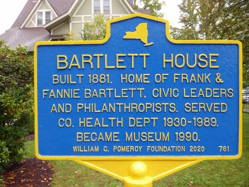 Bartlett House Marker image. Click for full size.