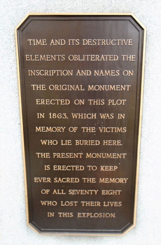 Allegheny Arsenal Explosion Marker image. Click for full size.