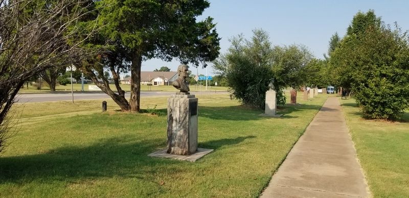 The view of the John Ross Marker in the park image. Click for full size.