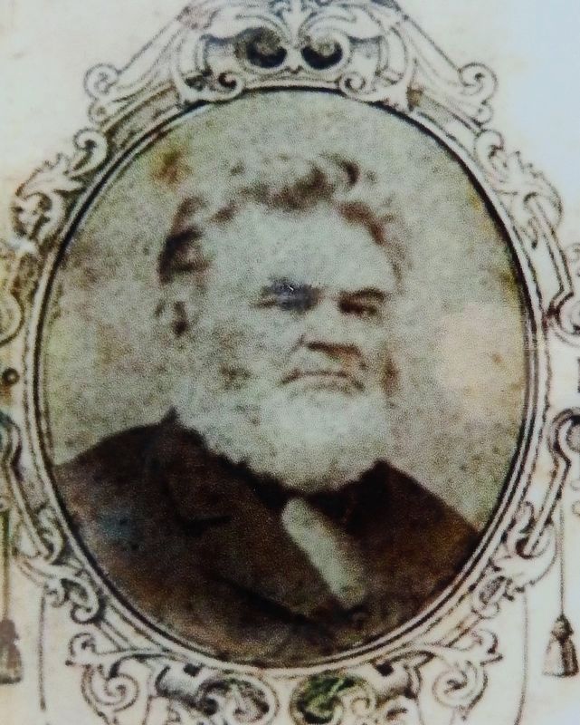Marker detail: Dr. John G. Rogers image. Click for full size.