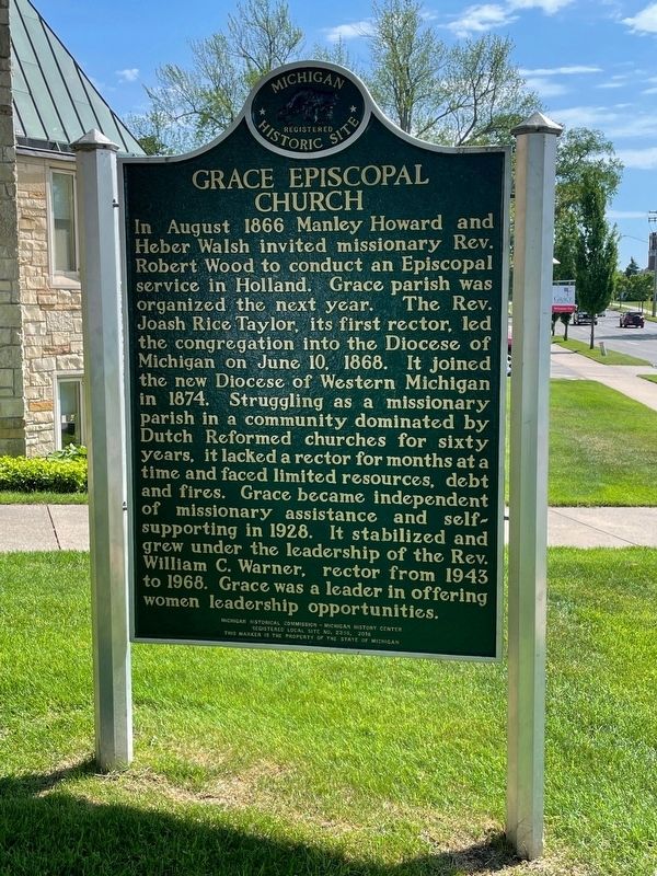 Grace Episcopal Church Marker image. Click for full size.