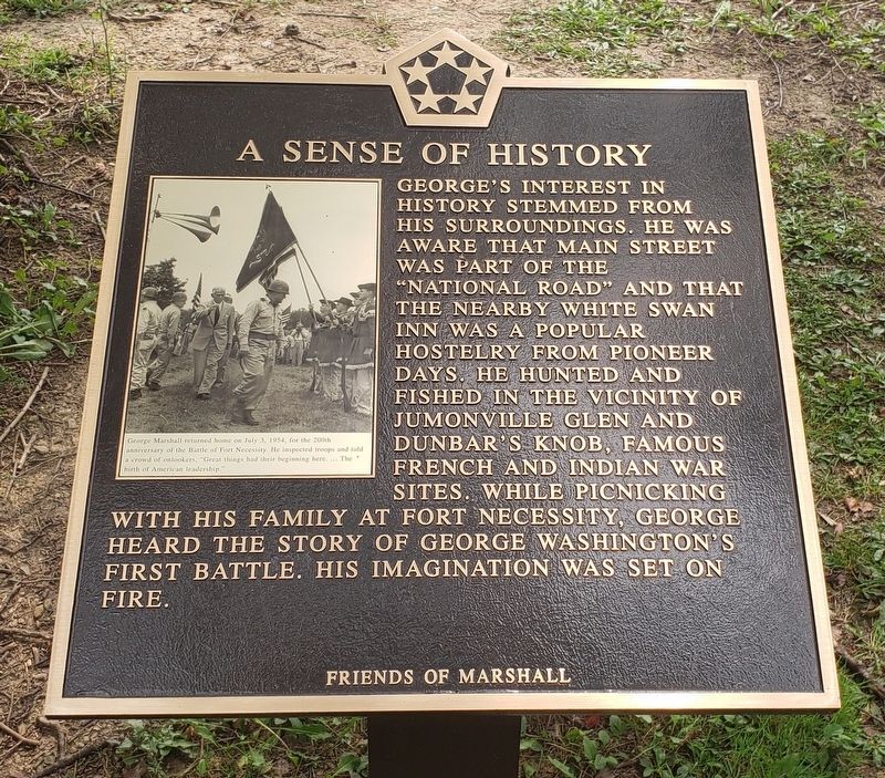 A Sense Of History Marker image. Click for full size.