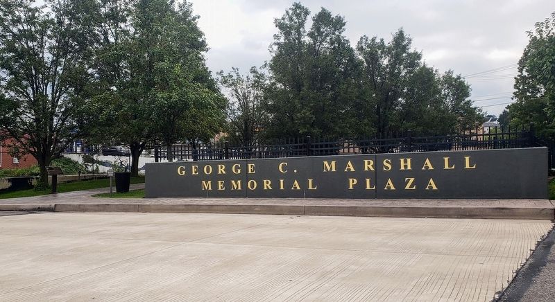 George C. Marshall Memorial Plaza image. Click for full size.