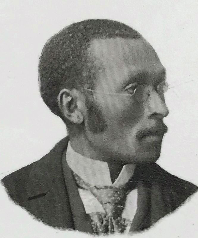 The Exposition's Negro Building Marker detail image. Click for full size.