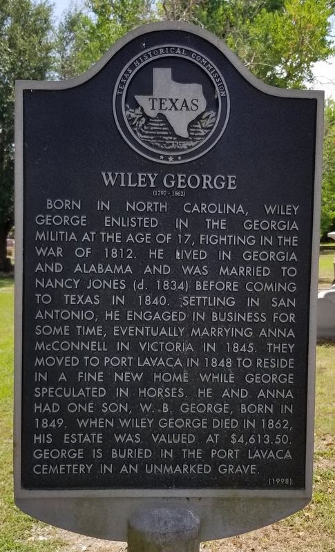 Wiley George Marker image. Click for full size.