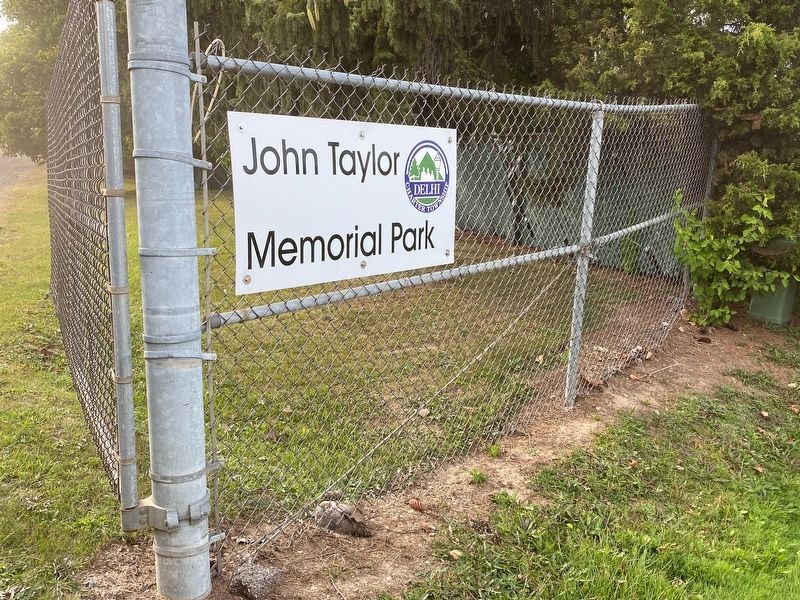 John Taylor Memorial Park image. Click for full size.