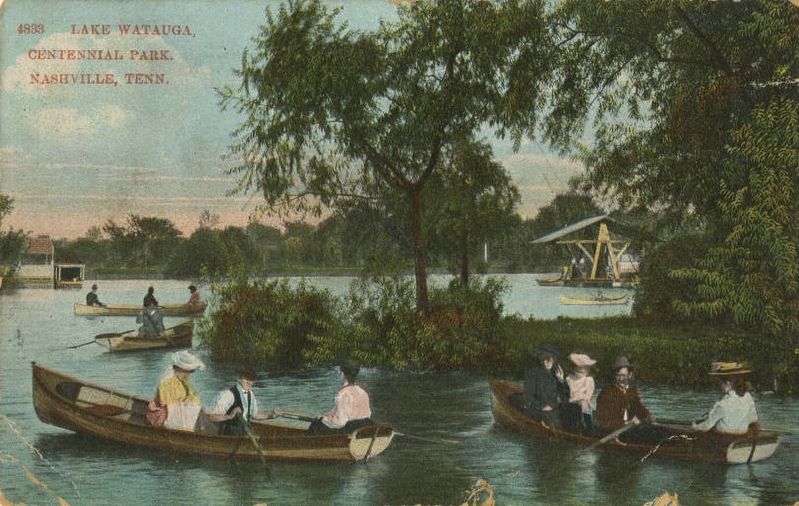 A Lake Called Watauga Marker detail (original) image. Click for full size.