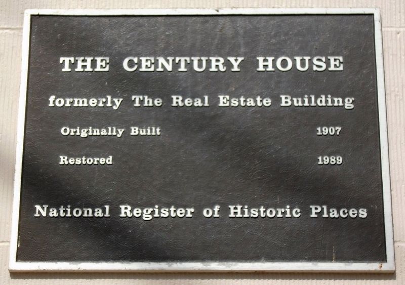 The Century House Marker image. Click for full size.