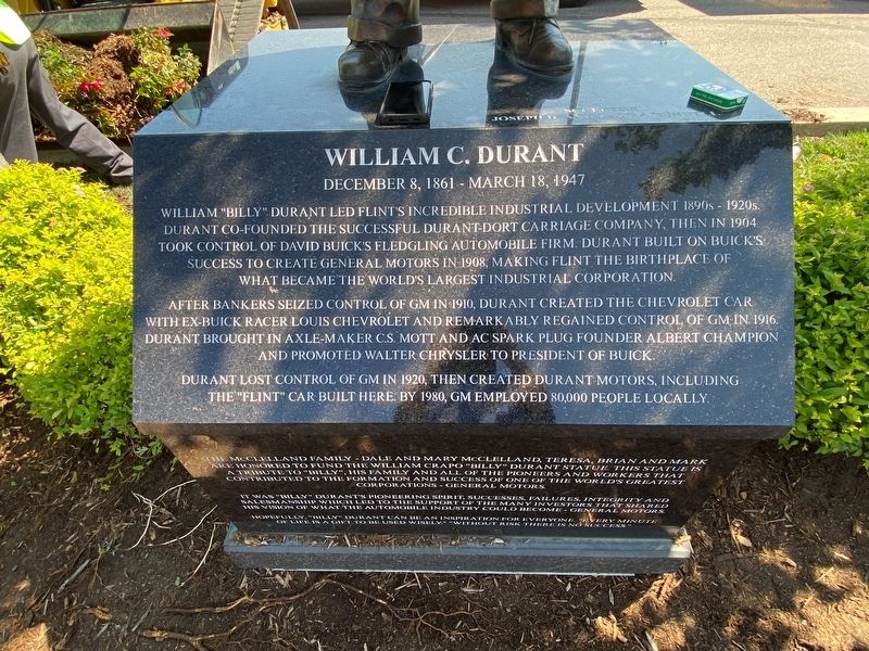 William C. Durant Marker image. Click for full size.