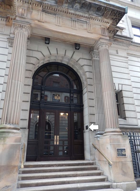 The Union Club Marker. Click for full size. The Union Club Marker image. Click for full size.